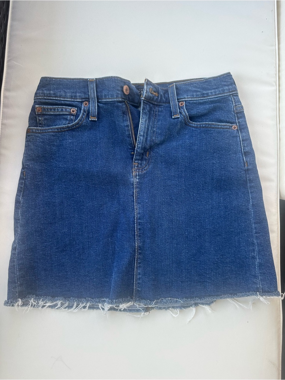 J. Crew Blue Denim Mini Skirt